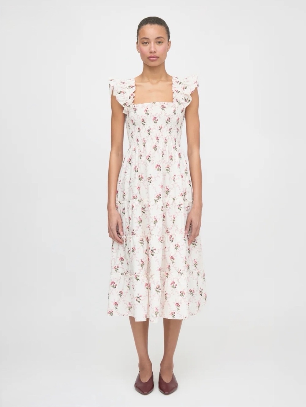 Hill House Home Ellie Nap Dress in Briar Trellis Size S